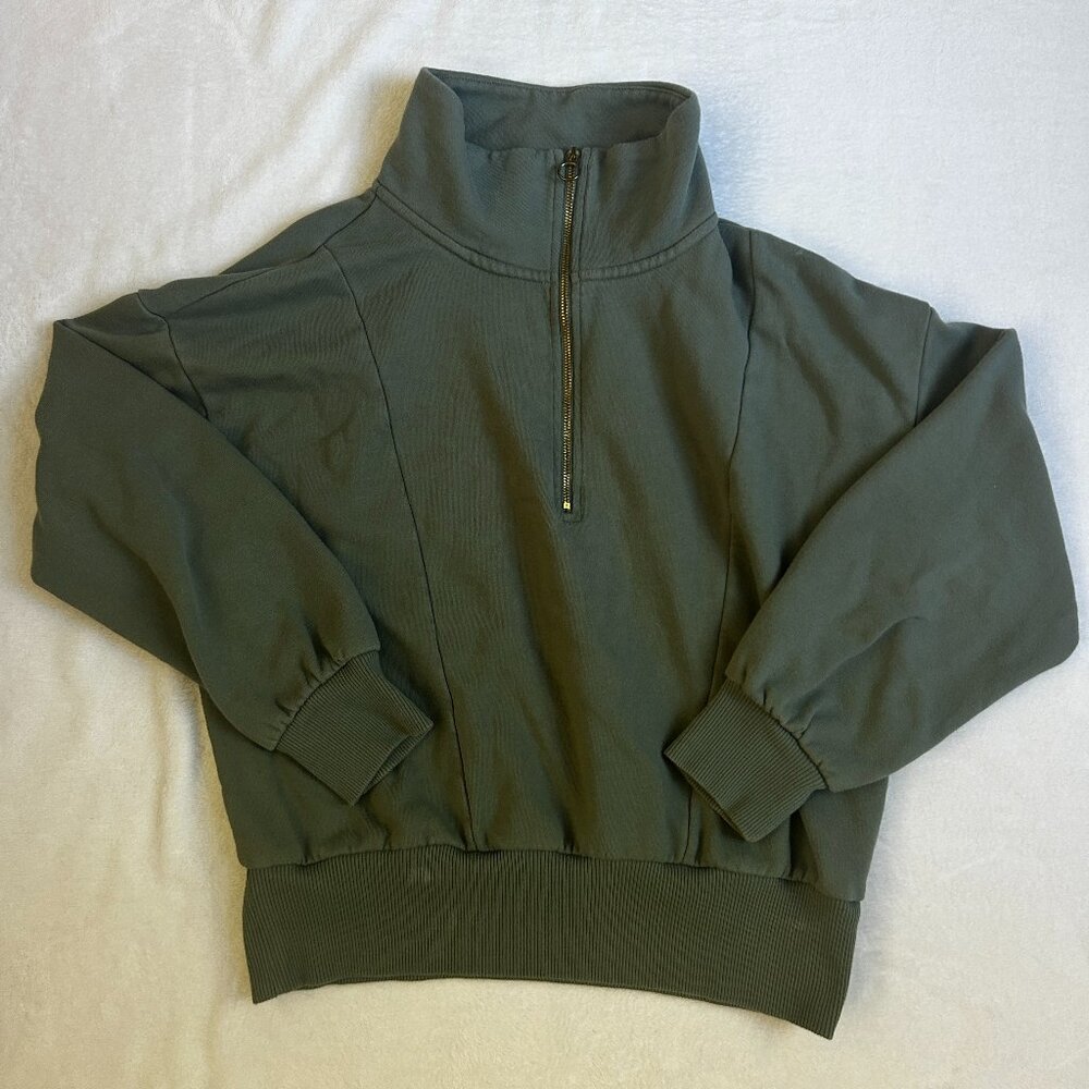 Target Green Quarter Zip